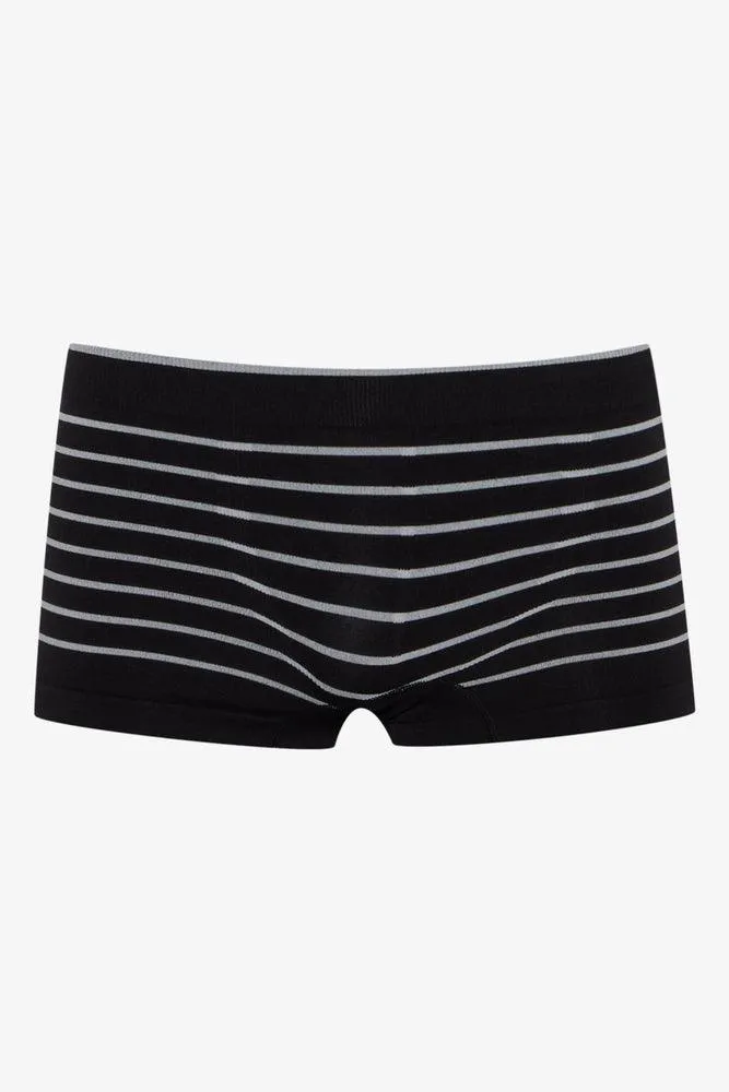 3 Pack Seam-Free Boxers Black