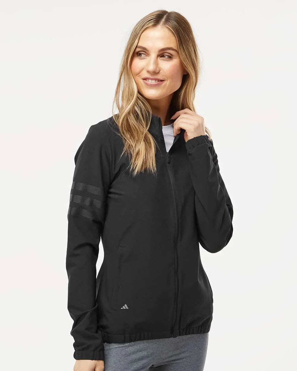 Adidas Women's 3-Stripes Full-Zip Jacket A268