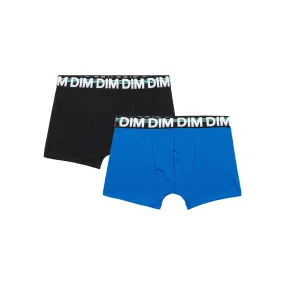 Boxers noir et bleu roi pour garçon Dim Boy