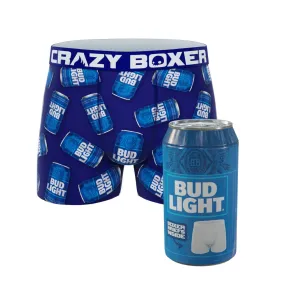 CRAZYBOXER Bud Light Men's Boxer Briefs (Creative Packaging)