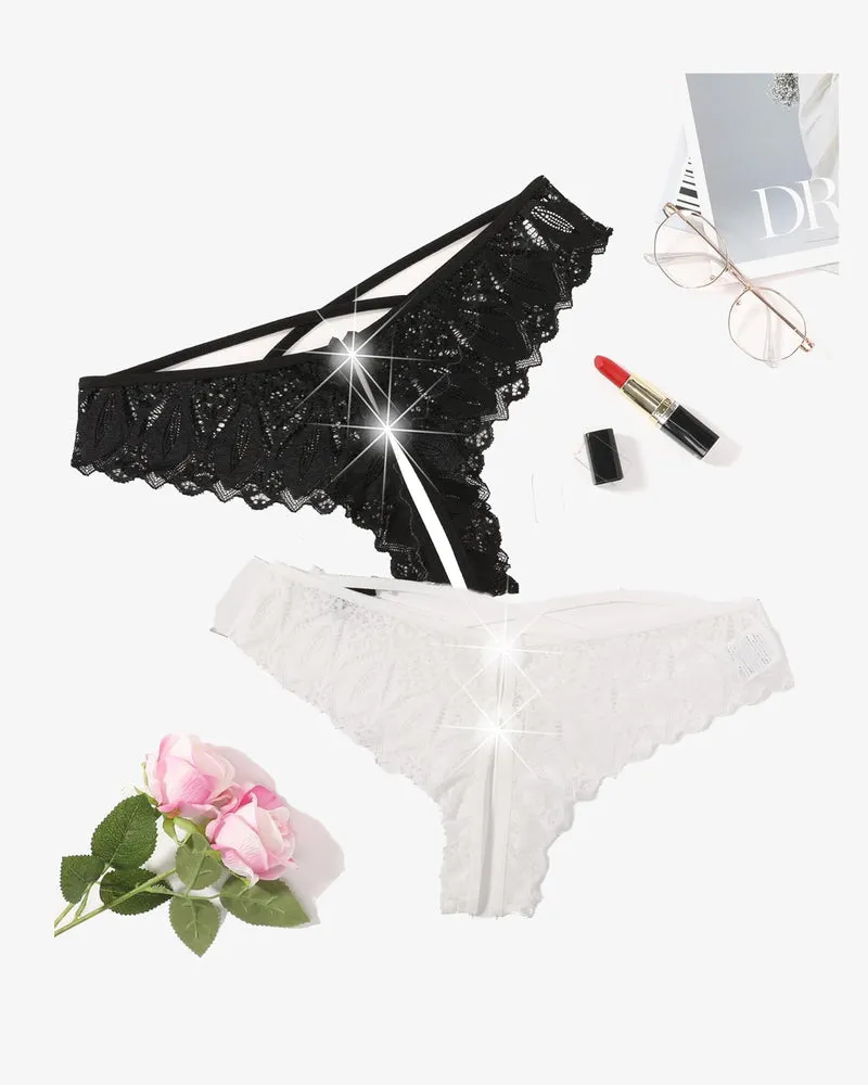 Criss Cross String Hipster Underwear