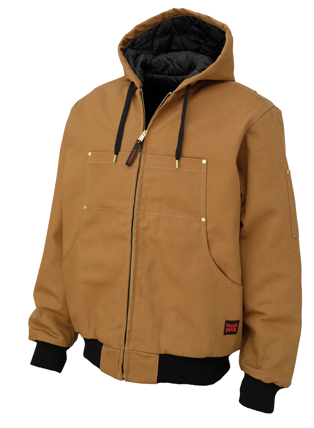 Duck Classic Hooded Duck Bomber Jacket by Tough Duck - Style WJ30