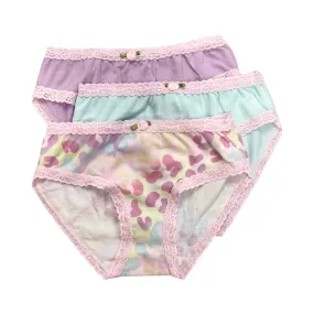 Esme 3pc Panty Set - Pastel Leopard