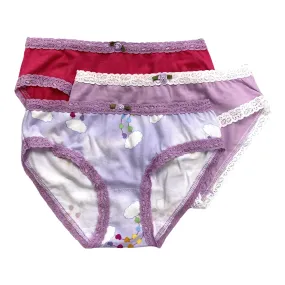 Esme Heart Rainbow 3pc Panty Set