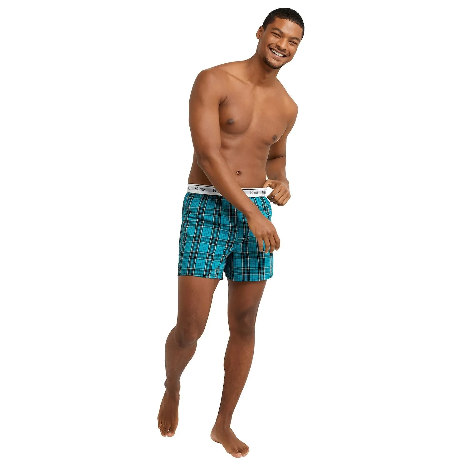 Hanes Originals Ultimate Men's Checkered Boxers (3 Pairs)