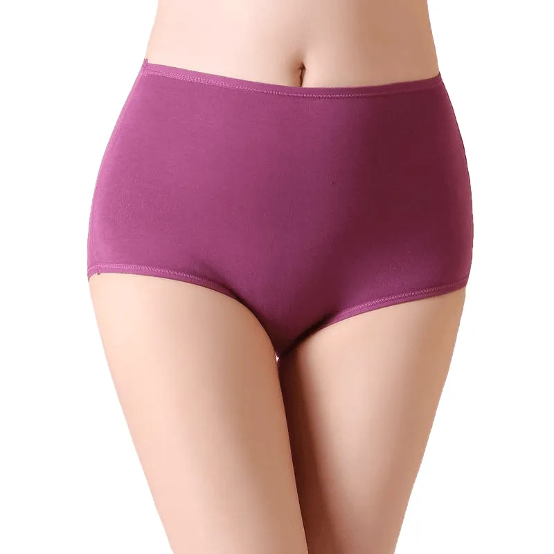 High Waist Period Panties For Women Briefs Cotton Menstrual Leak Proof Plus Size