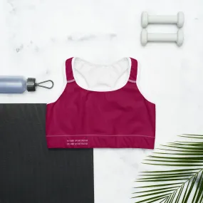 Humble Sportswear™ Burgundy Dri-Fit Sports Bra