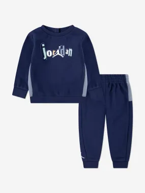 Jordan Boys Jumpman Team Blocked Tracksuit in Navy