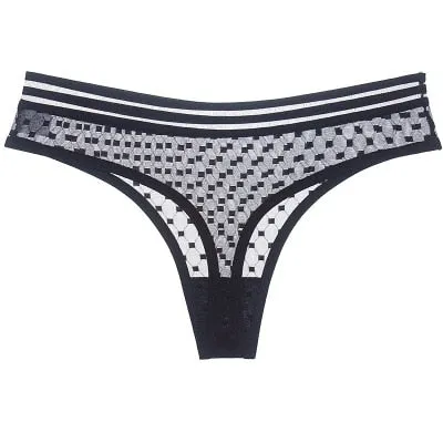 Leopard Print Underwear Women Hot Sexy Panties Ice Silk Thongs G String Seamless Female Low-Rise Majtki Damskie