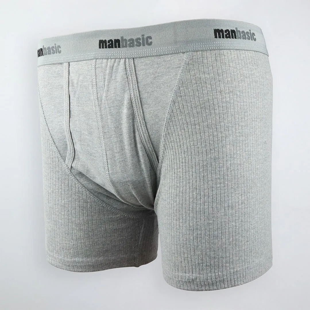 Lot de Boxers ManBasic en Coton Doux