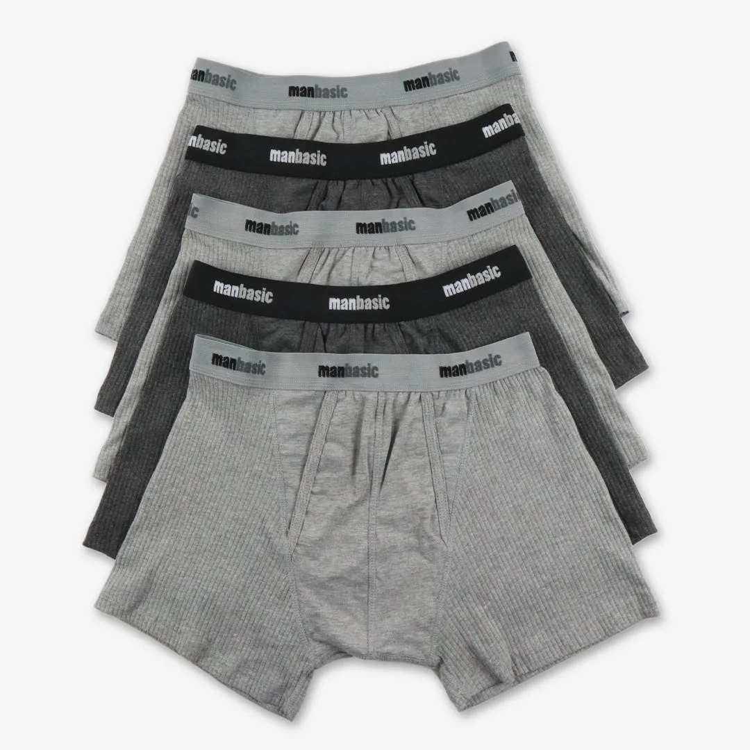 Lot de Boxers ManBasic en Coton Doux