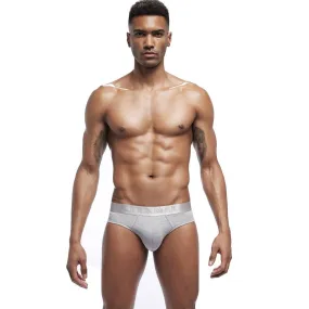 Male Sexy Breathable Low Waist Boxer Underwear With Solid Color