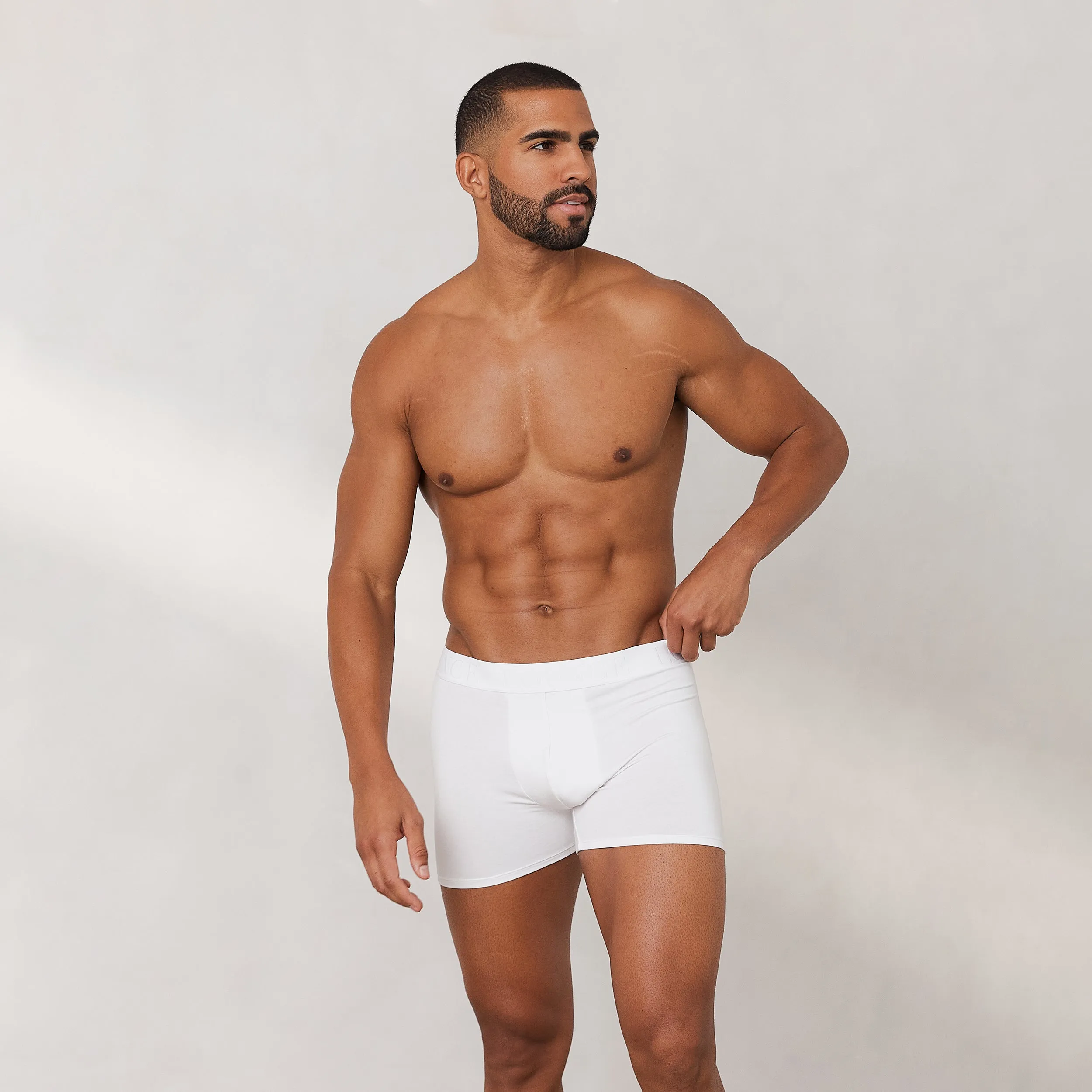 Men's Luxe Boxers (3 Pack) - White