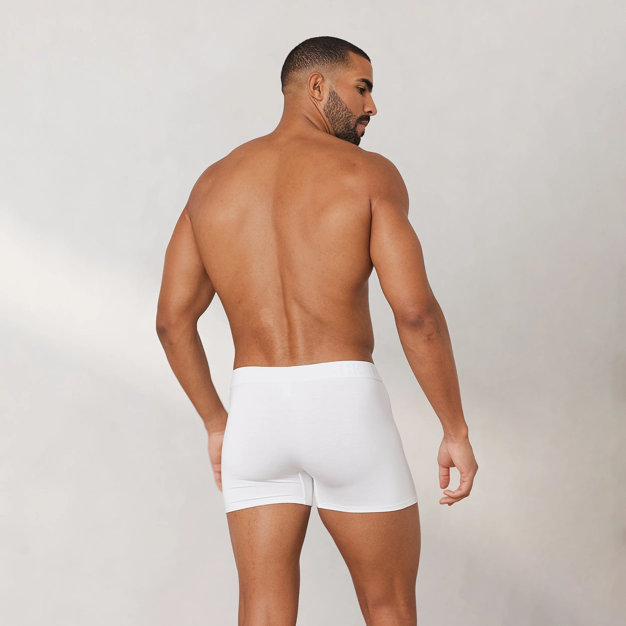 Men's Luxe Boxers (3 Pack) - White