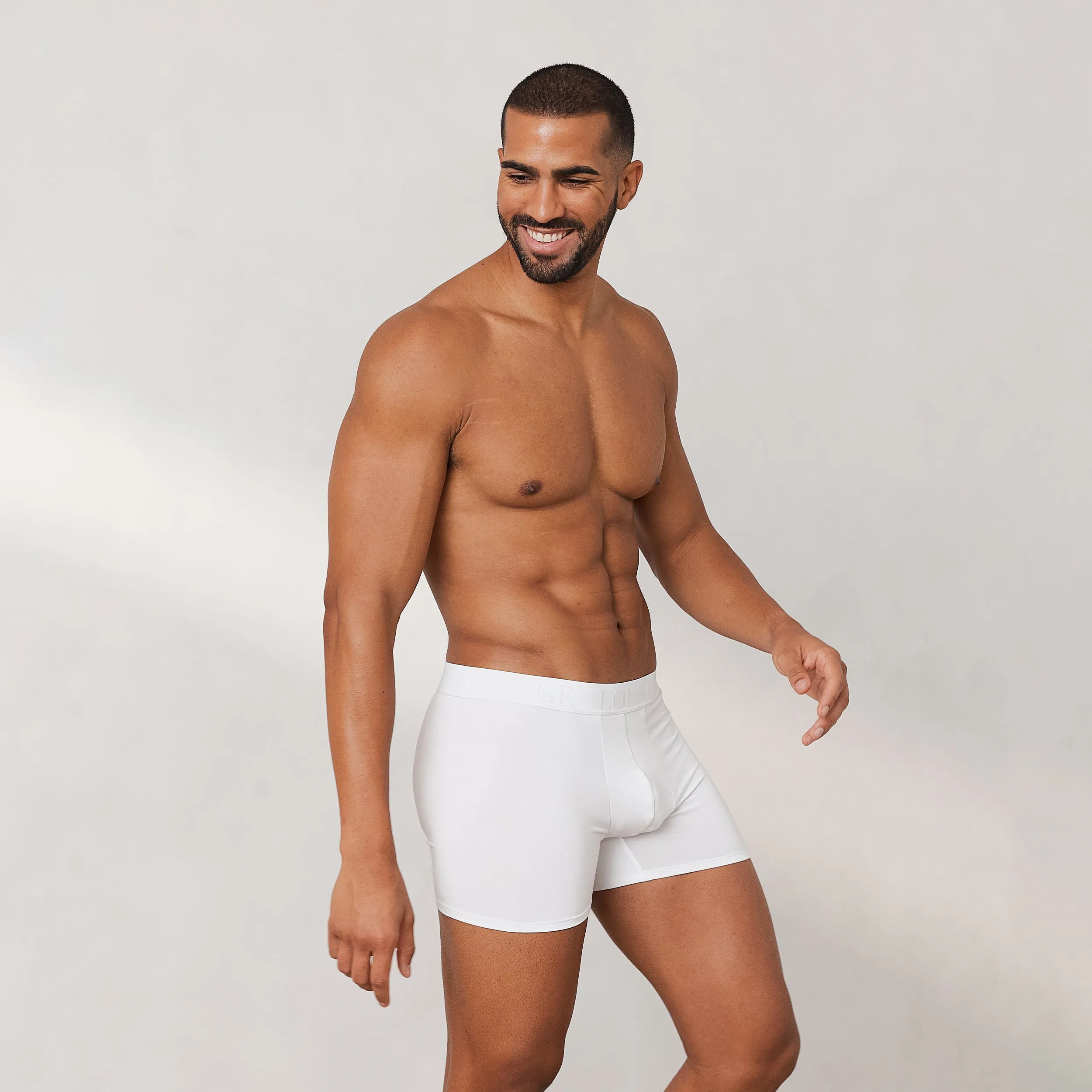 Men's Luxe Boxers (3 Pack) - White