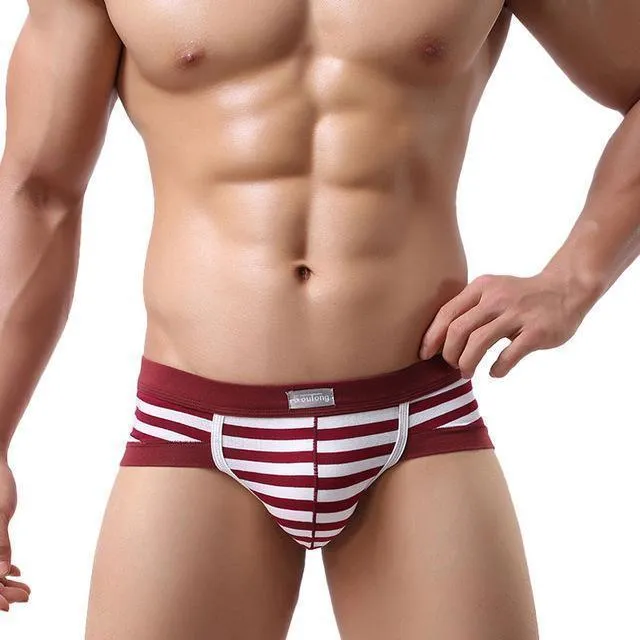 Mens Underwear Mens Striped Briefs