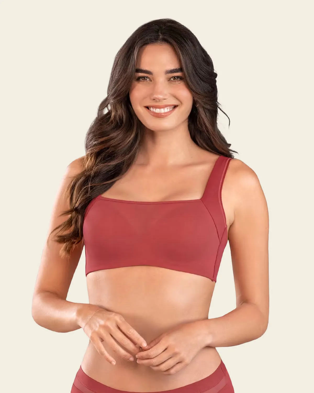 Mesh Front Contouring Bra