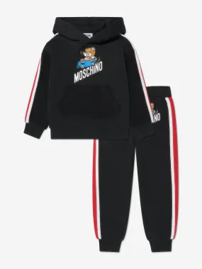 Moschino Boys Teddy Bear Tracksuit in Black