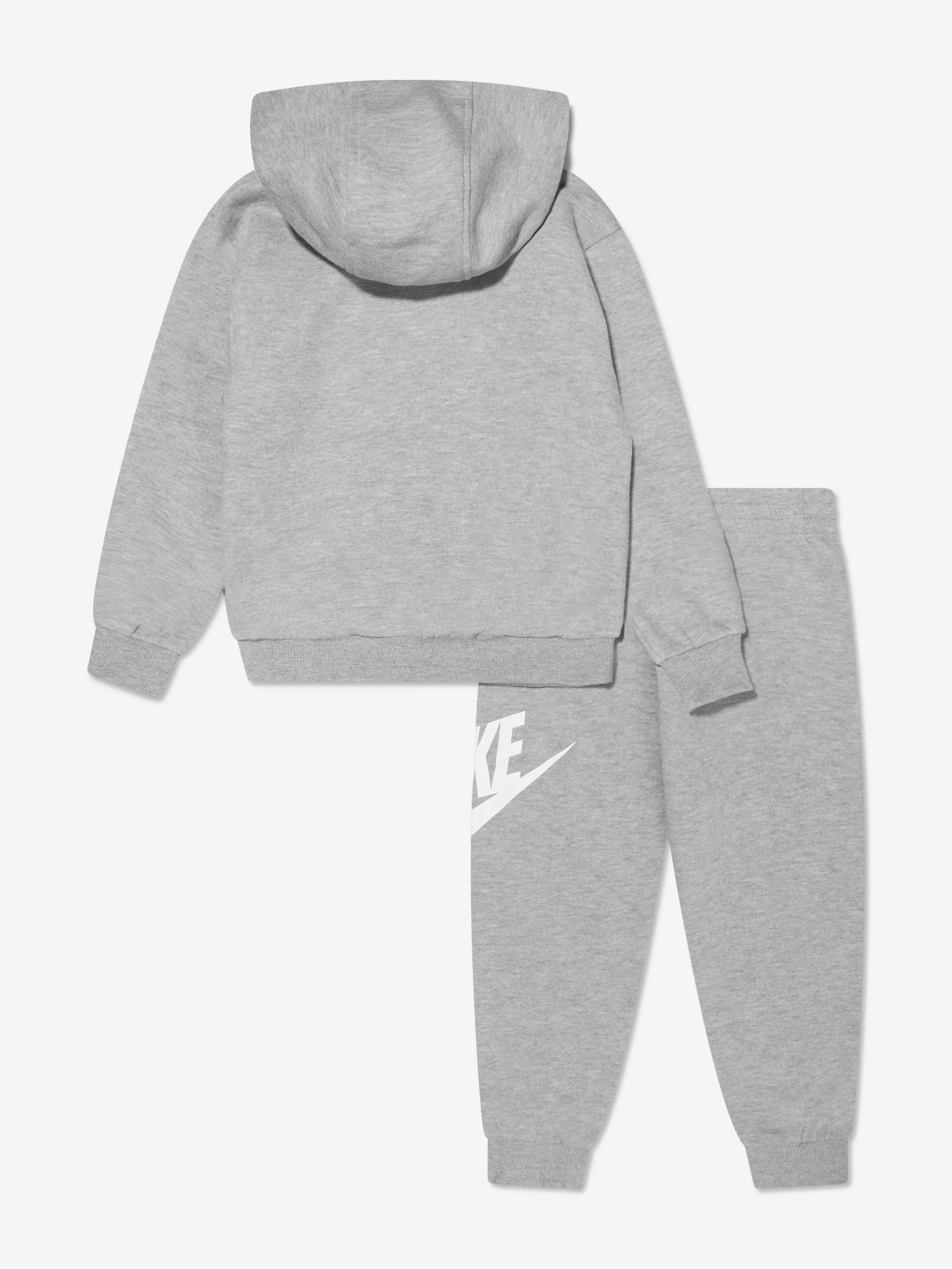 Nike Boys NKN Club Fleece Tracksuit in Grey