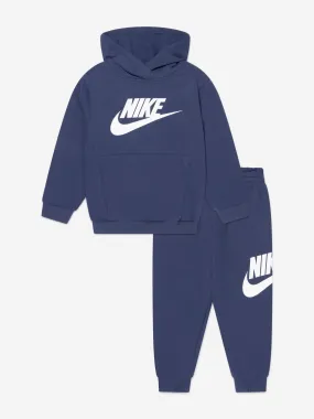 Nike Boys NKN Club Fleece Tracksuit in Navy