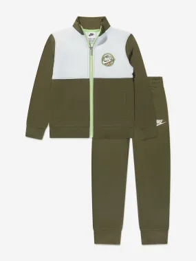 Nike Boys NSW Snow Day Tracksuit in Green