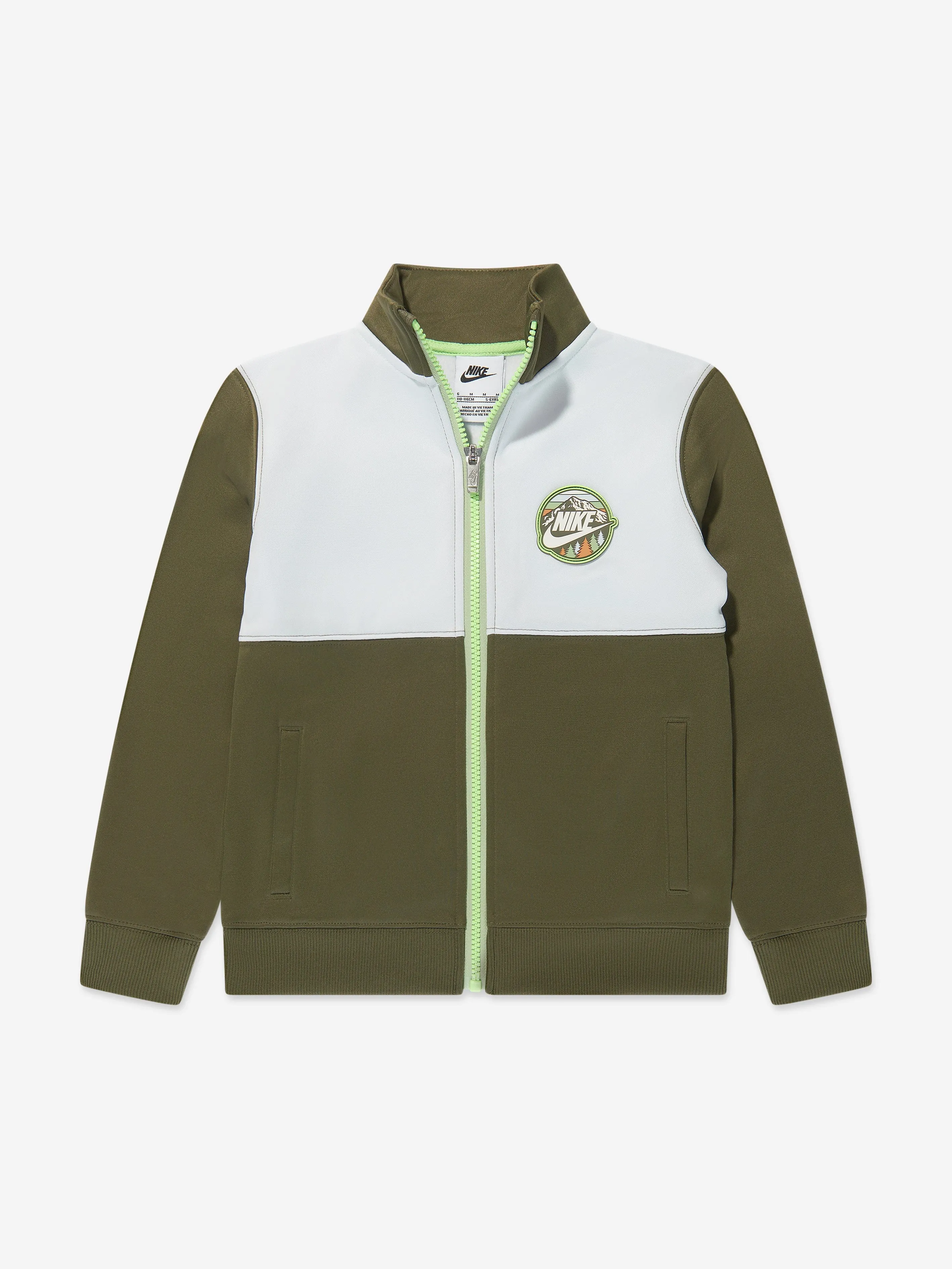 Nike Boys NSW Snow Day Tracksuit in Green