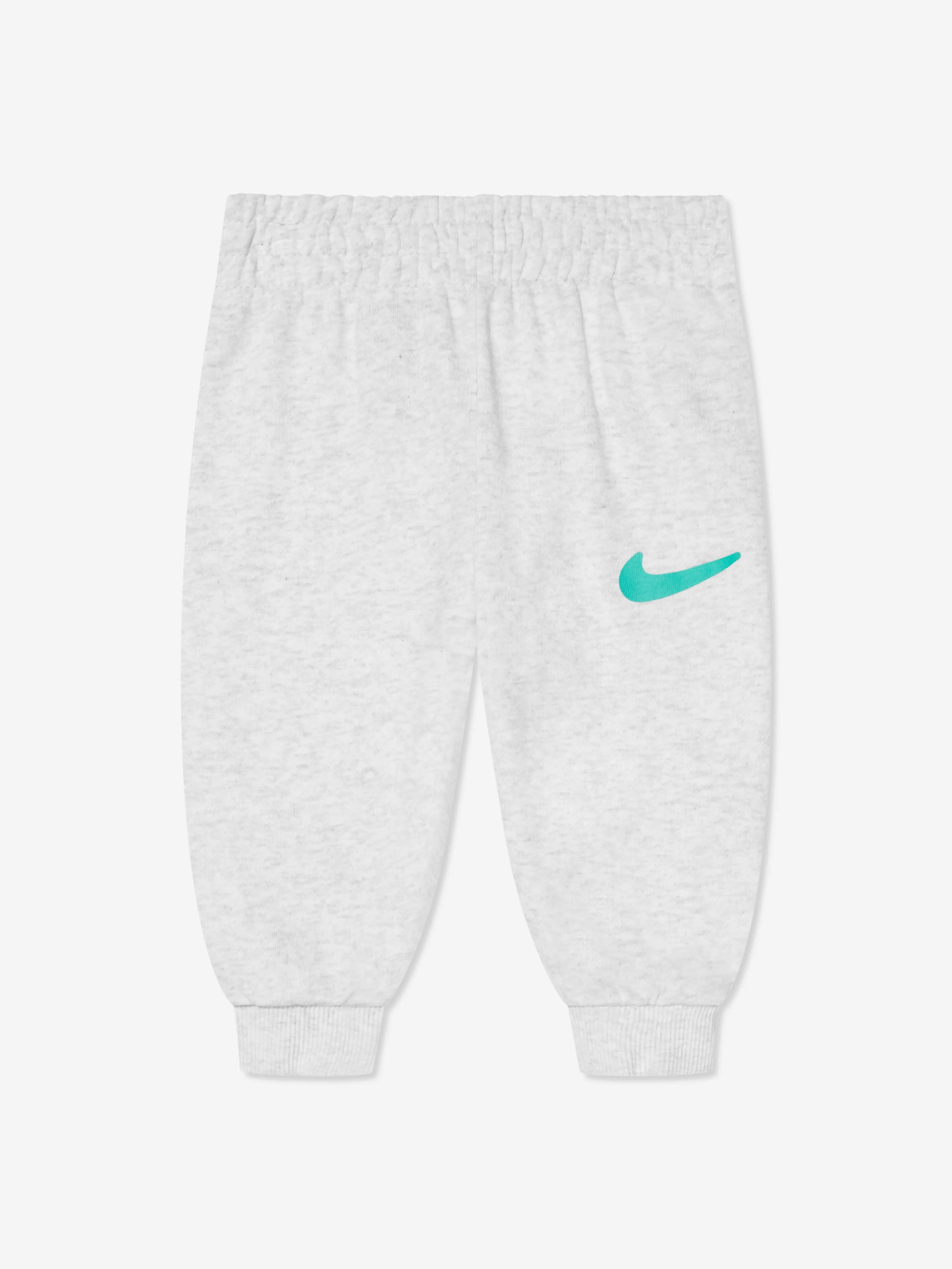 Nike Girls NSW Primary Play Crew Tracksuit in Grey