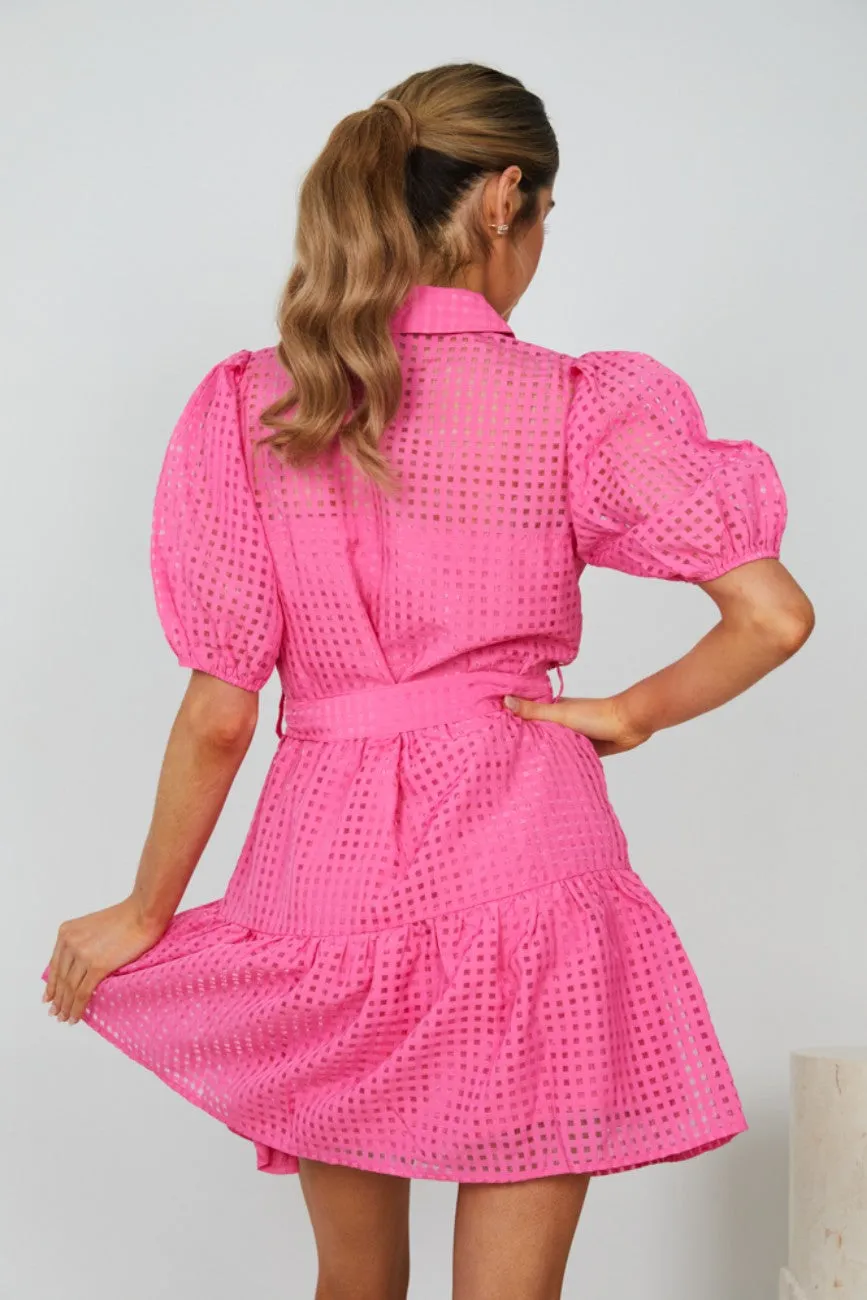 Notepad Dress - Pink