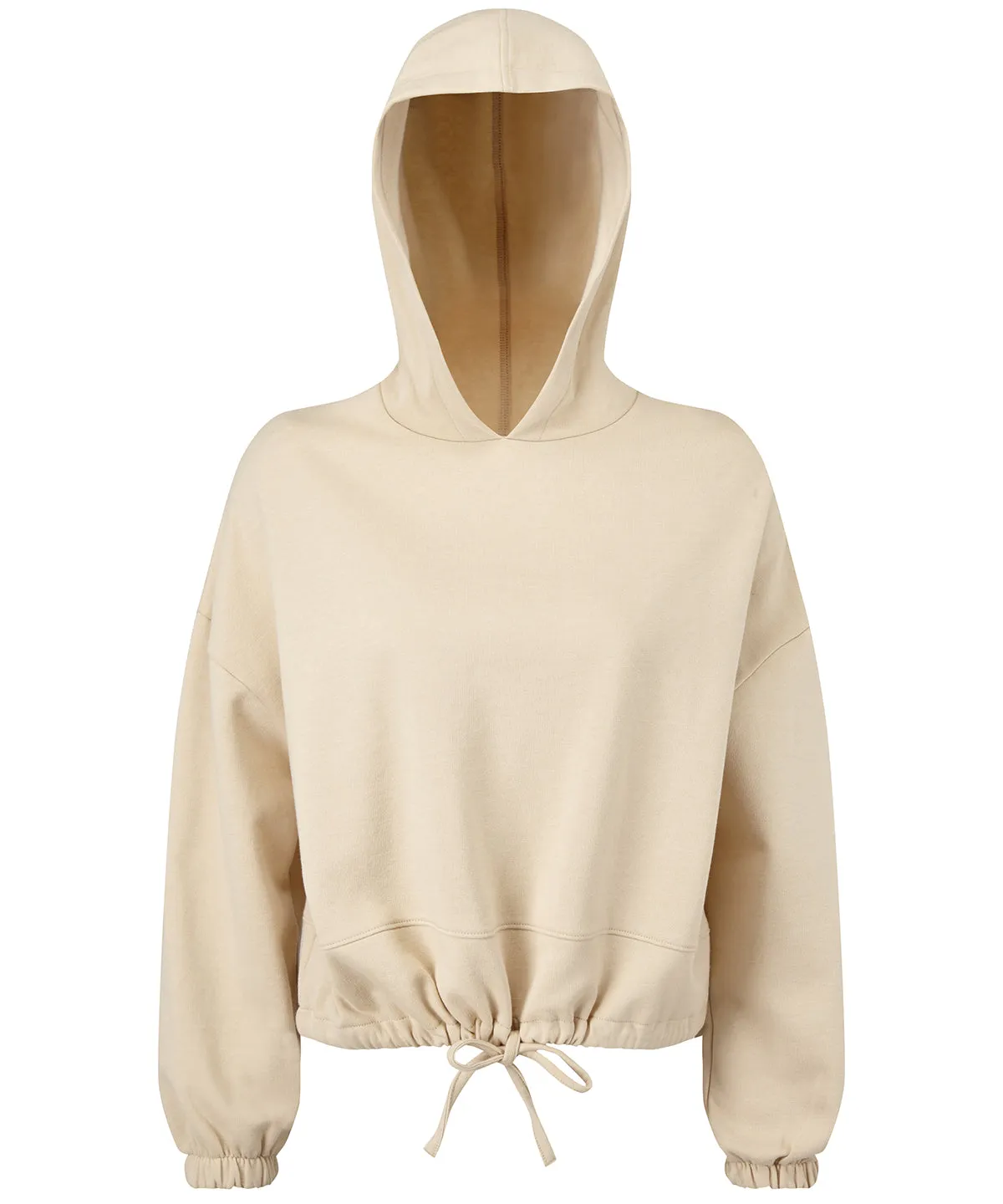 Nude - Women's TriDri® cropped oversize hoodie