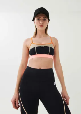 SCOREBOARD SPORTS BRA IN BLACK