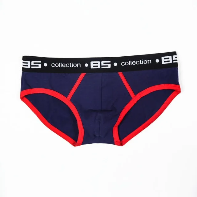 Sexy Solid Color Men's Breathable Cotton Underpants