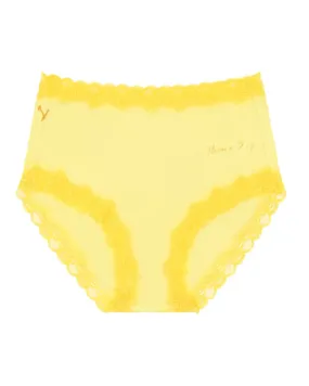 Soft Silks Days of the Week Panties | Hump Day in Lemon Zest