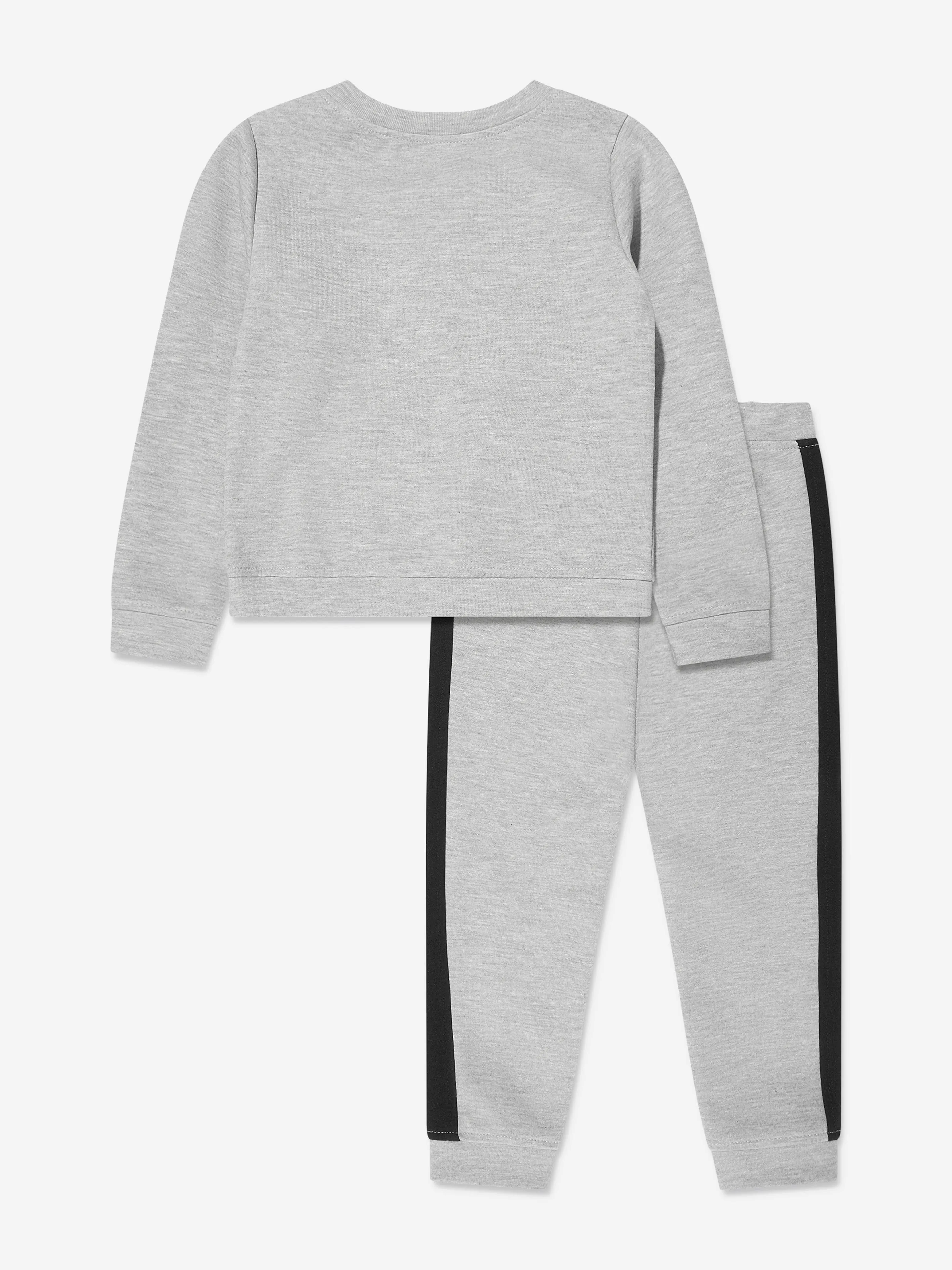 The North Face Kids TNF Tech Crew Tracksuit in Grey