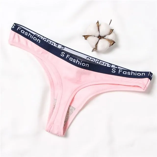 Underwear Sexy cotton Panties for Women String Thongs