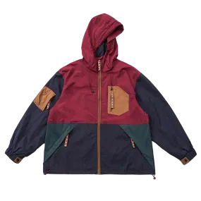 Unusual Original Tri-Tone Zip Up Windbreaker