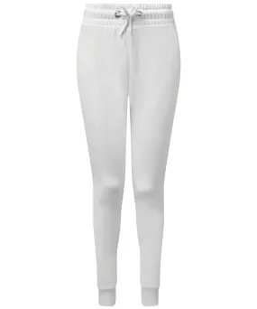 White - Women's TriDri® fitted joggers