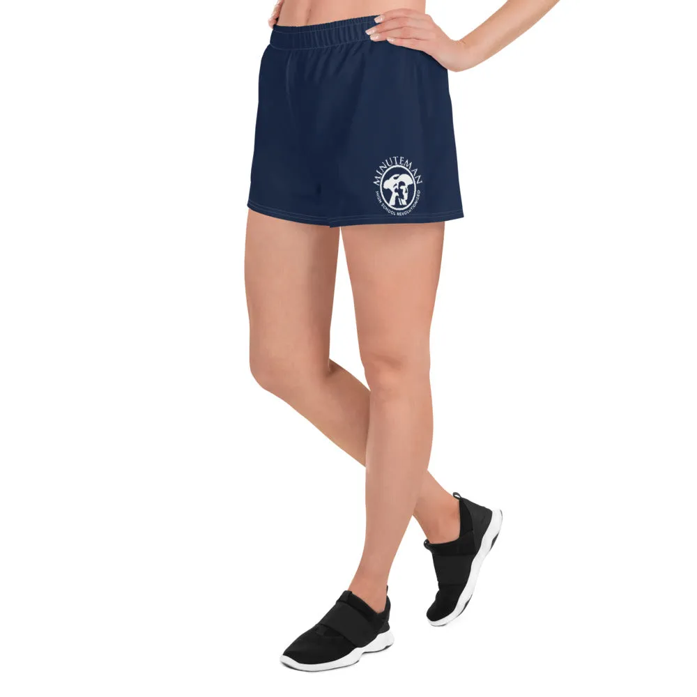 Women's Athletic Short Shorts - Round Logo