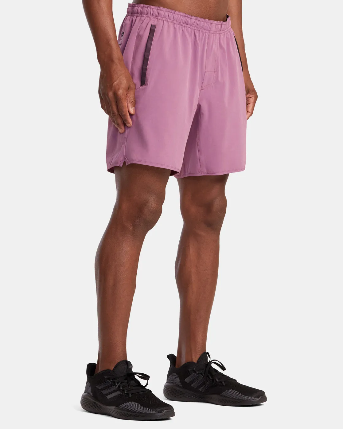 Yogger Stretch 17" Athletic Shorts - Rose Shadow