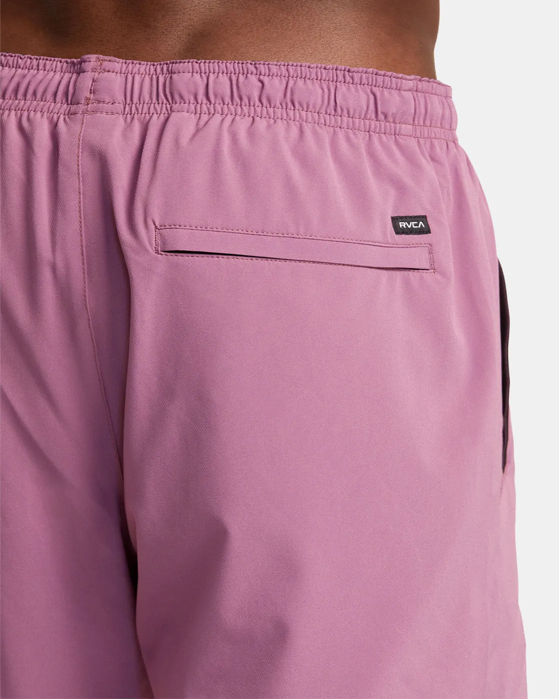 Yogger Stretch 17" Athletic Shorts - Rose Shadow