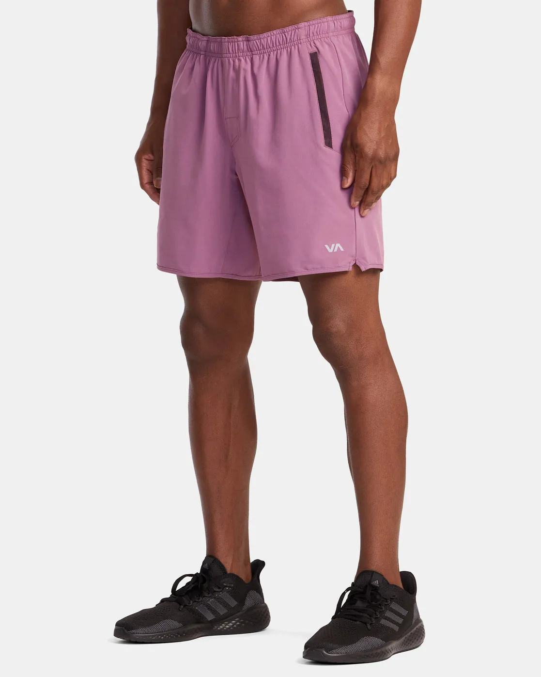 Yogger Stretch 17" Athletic Shorts - Rose Shadow